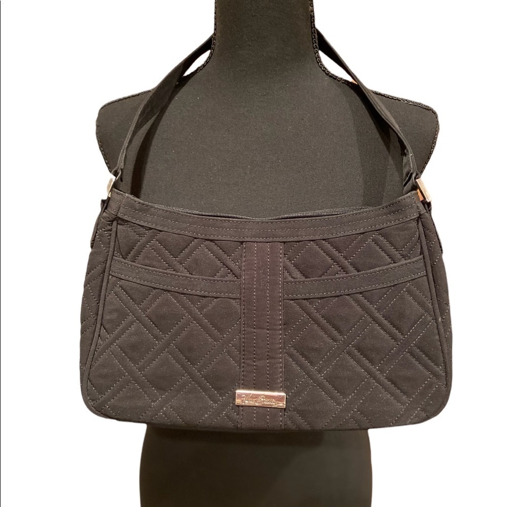 𝅺VERA Bradley Quilted Black Purse